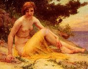 Guillaume Seignac Nude on the Beach oil painting artist